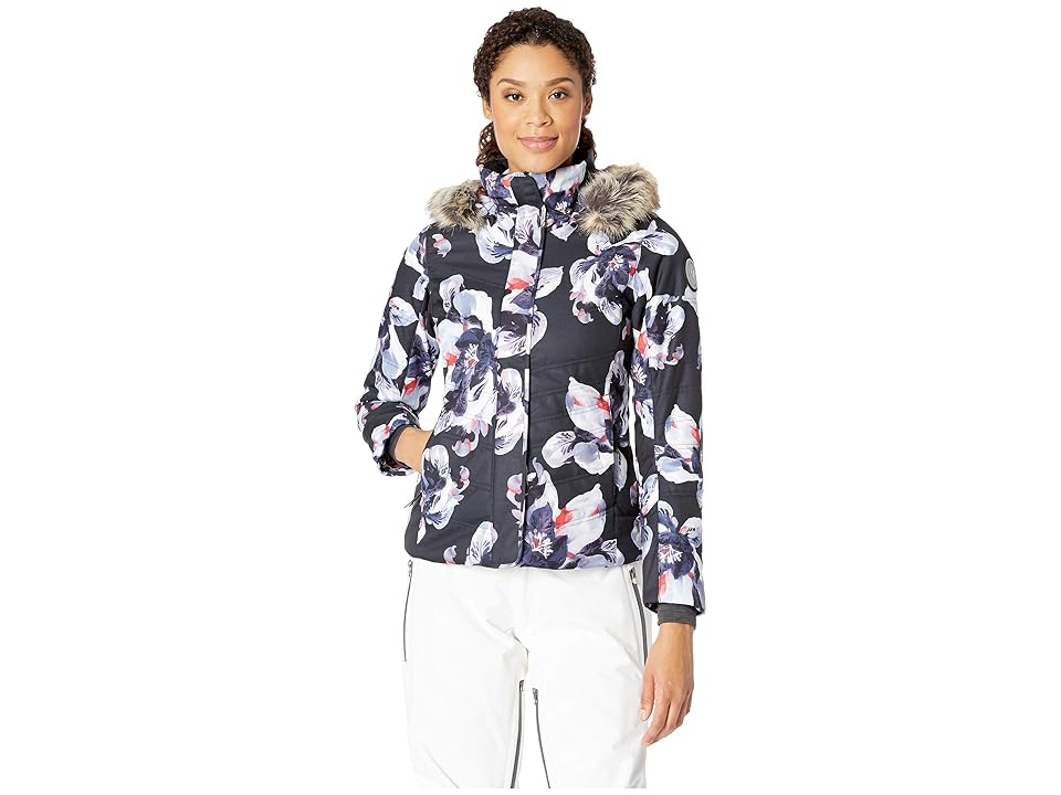 

Obermeyer Tuscany II Jacket (Mahalo Print) Women's Coat, Black