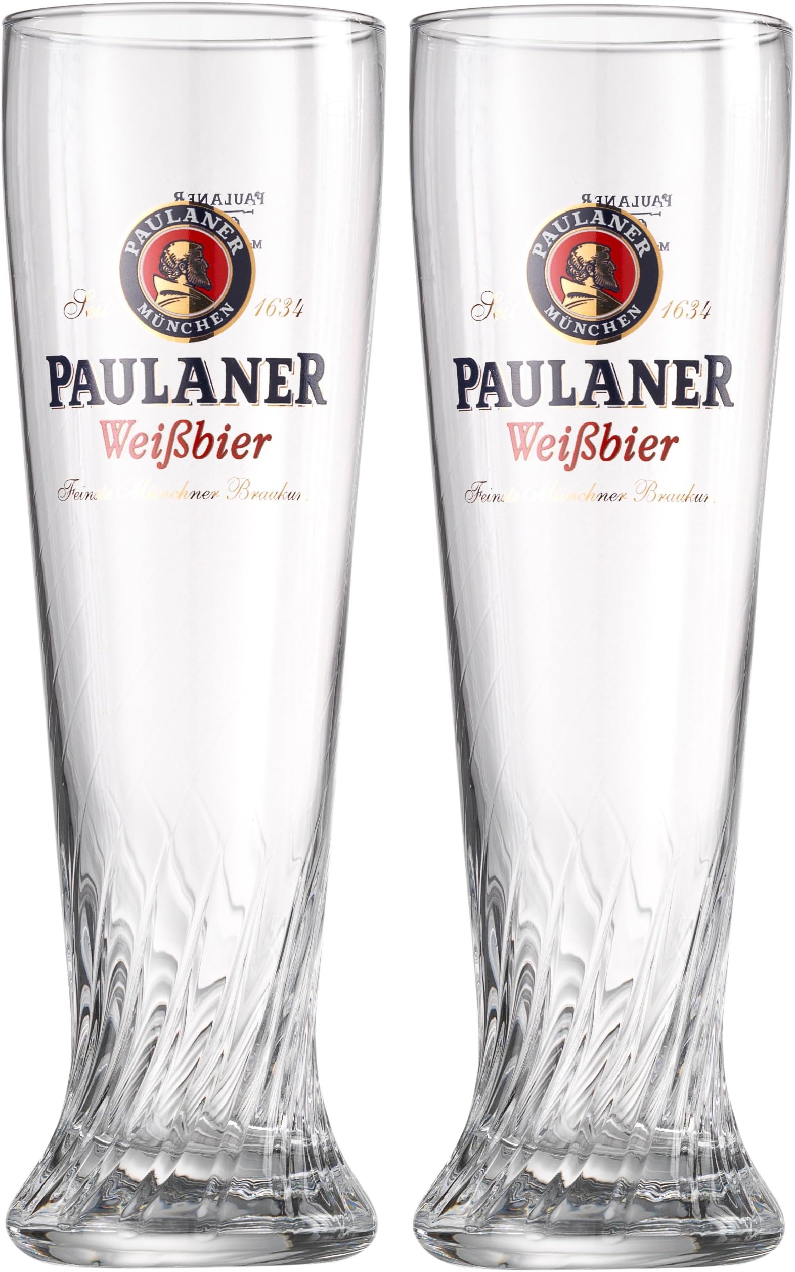 Wheat Beer Glass, 2 Count (Pack of 1)