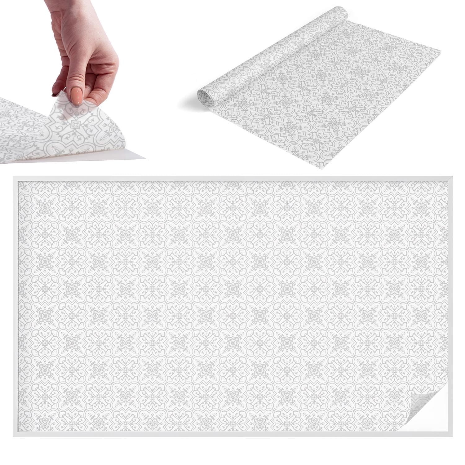 Film pour vitre anti-regard pour chambre et salle de bain vitrail fleuri