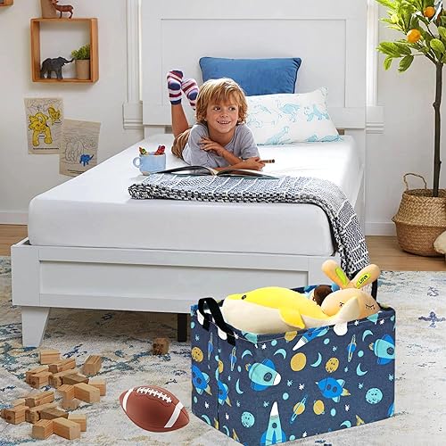 Miniatura 4 de Cesta de almacenamiento impermeable para bebé, organizador de juguetes, cubos de guardería para mujeres y niños, cesta para organizar el hogar,