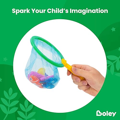 Miniatura 3 de Boley Juego de pesca de buceo y agarre, 14 piezas de juguetes de baño hundidos para niños, juegos de agua y juguetes de baño para niños pequeños