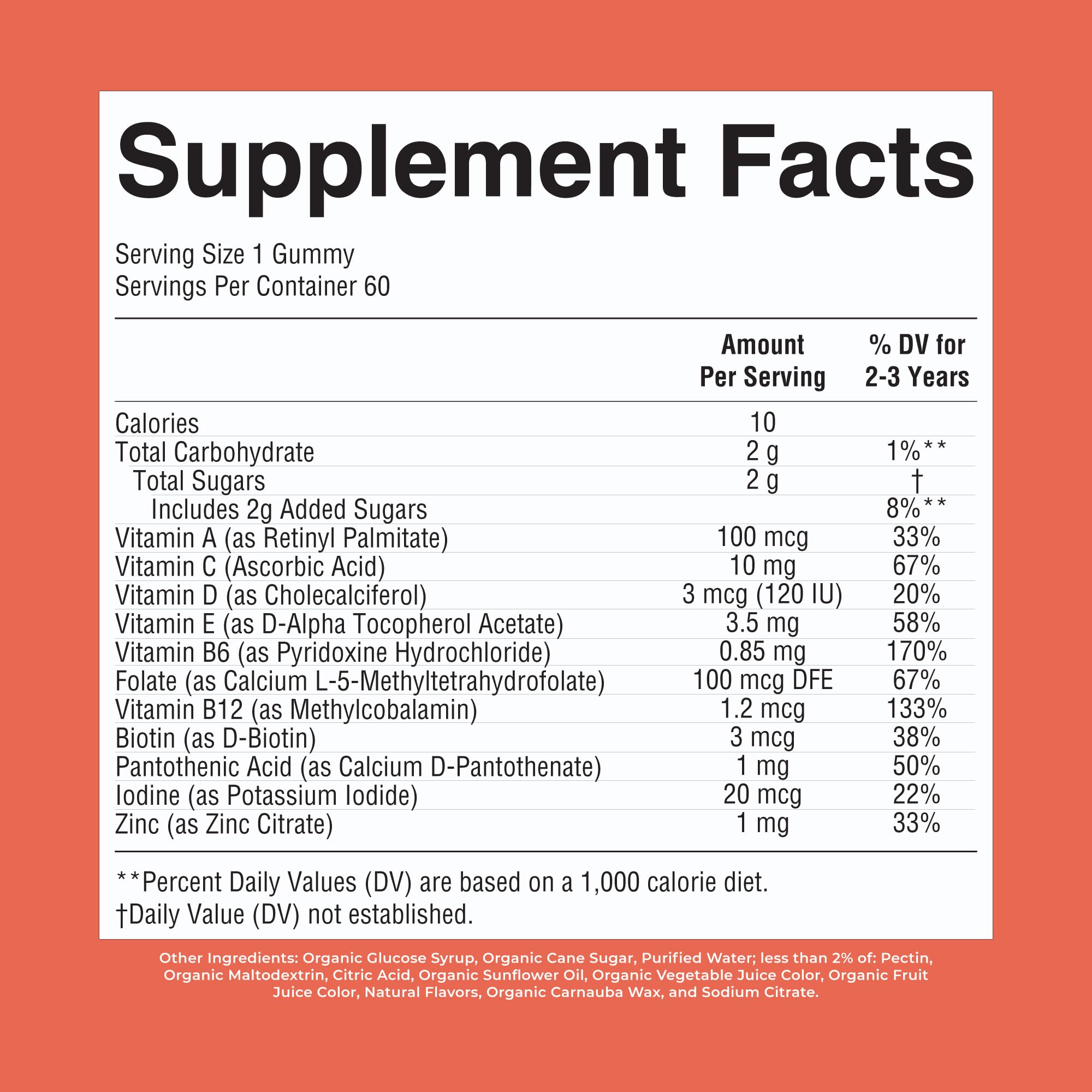 MARYRUTH'S Organic Toddler Multivitamin Gummies, 2 Month Supply, Ages 2+ — Amazon image 9
