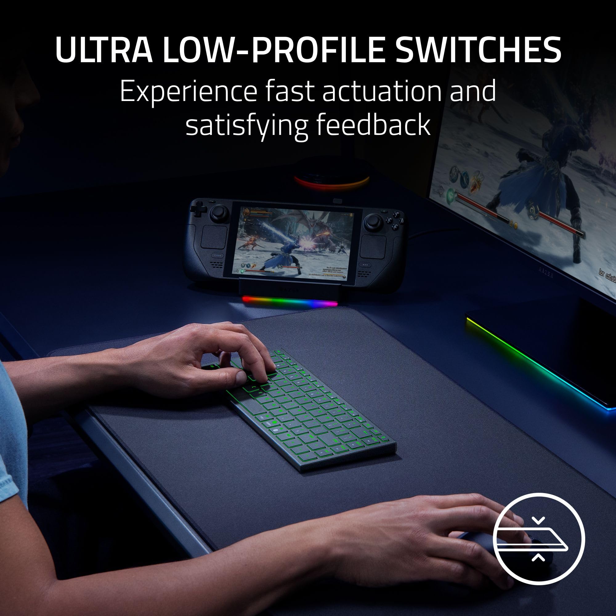 Amazon.com: Razer Joro Portable Wireless Gaming Keyboard: Thin