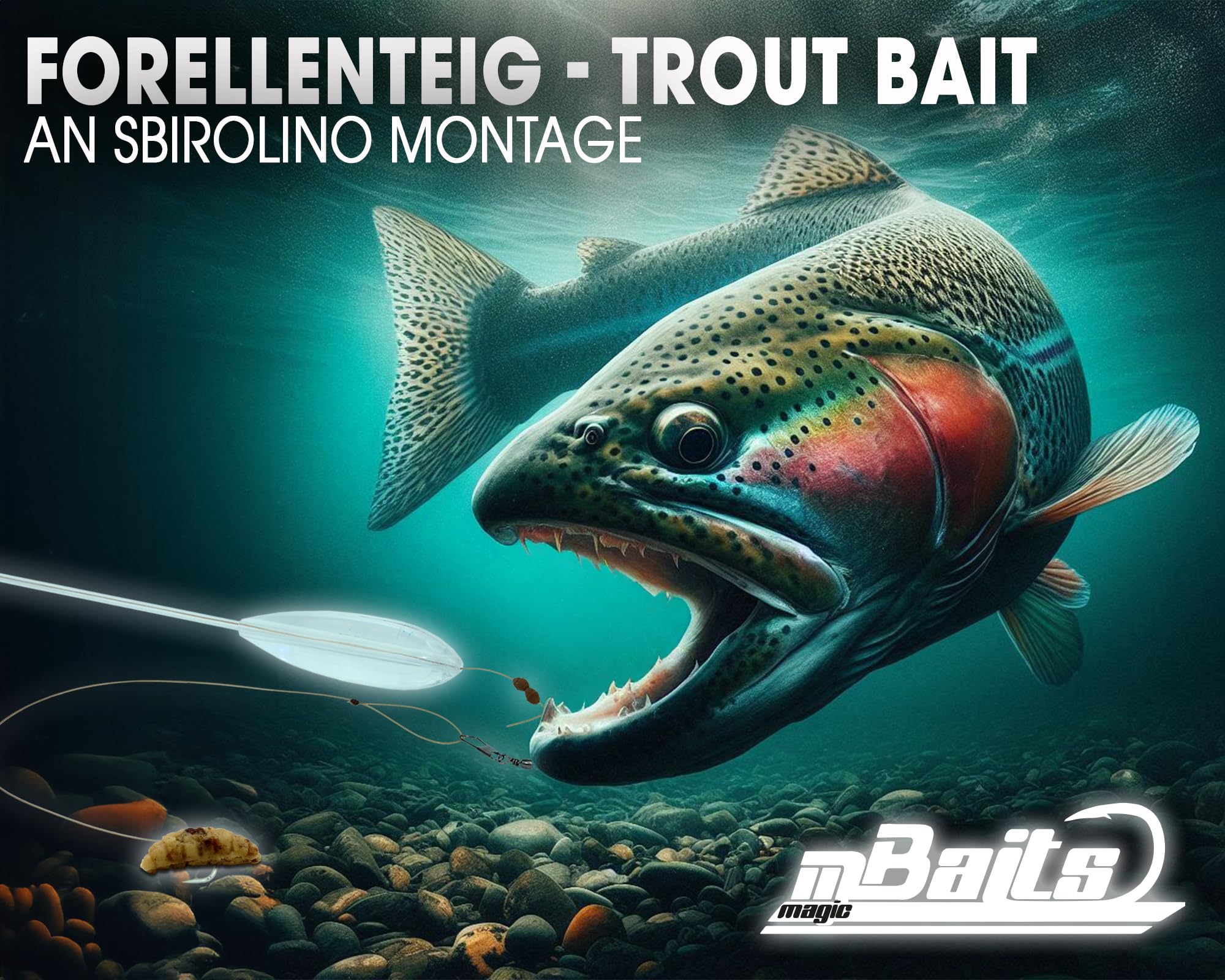 Magic Baits Pack de leurres pour truites Tout en un Set économique Pack économique de leurres pour truites Pâte à truite Appât pour pêche flottant enfonçant