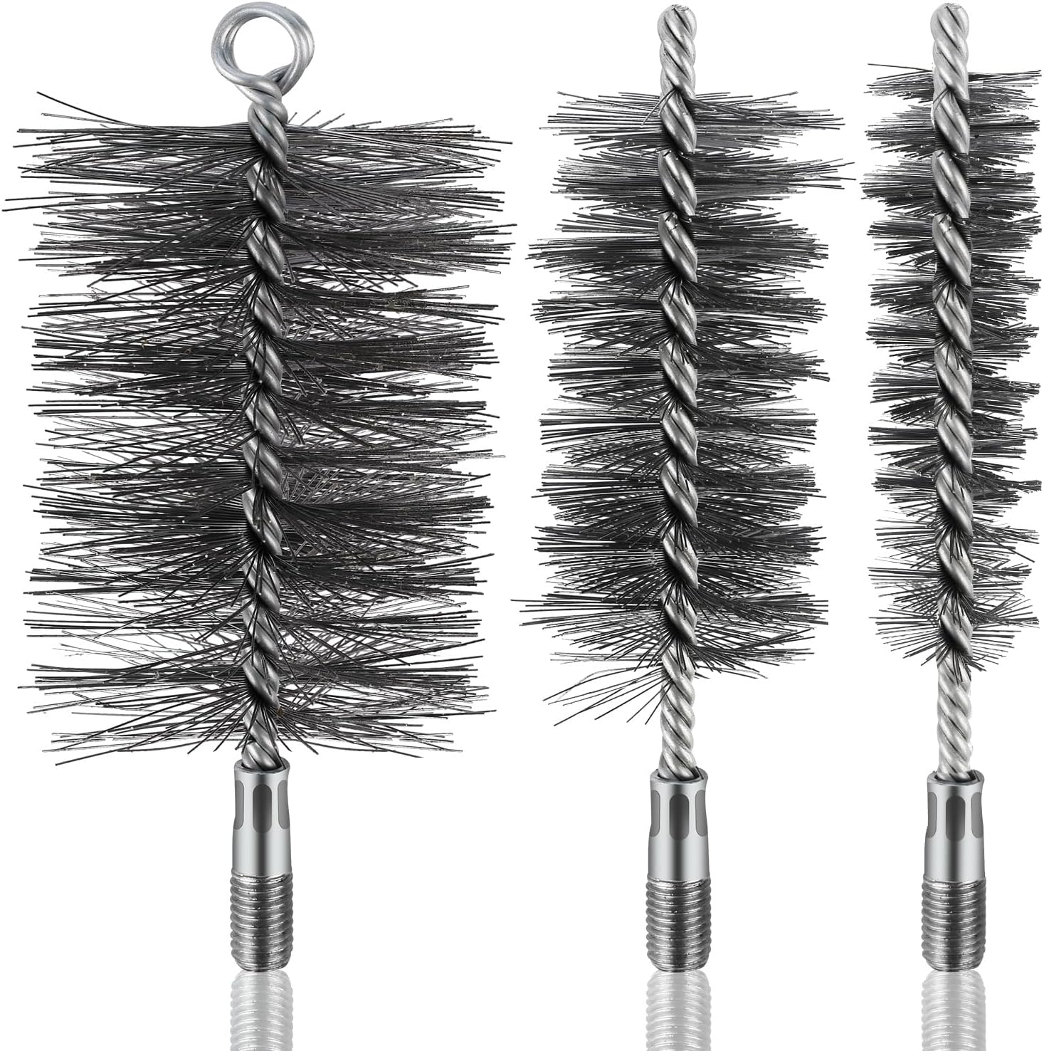 Lessmann Brosse pour chaudière 35 mm avec poignée (pour
