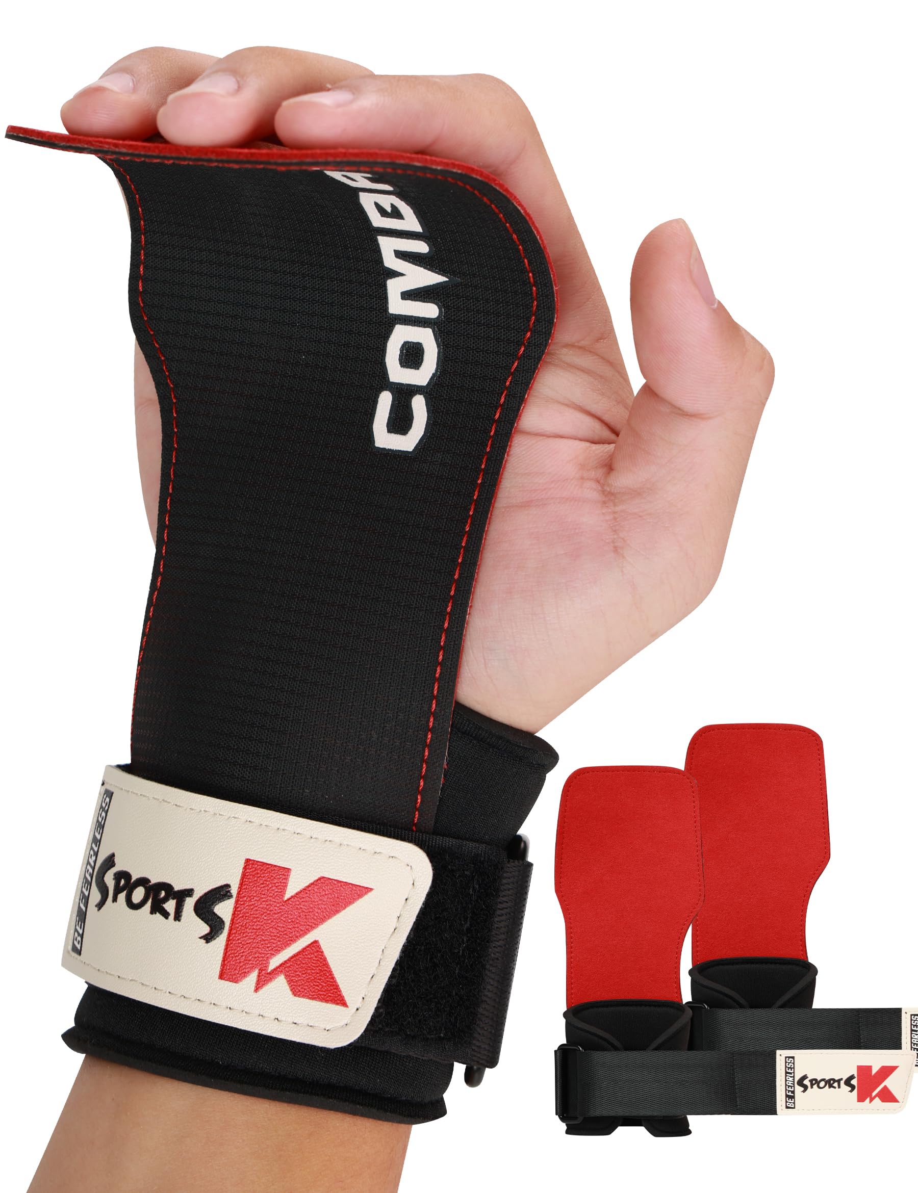 Fascia Polso Sedroc Per Sollevamento Pesi E Powerlifting Con Passante Pollice - Unisex