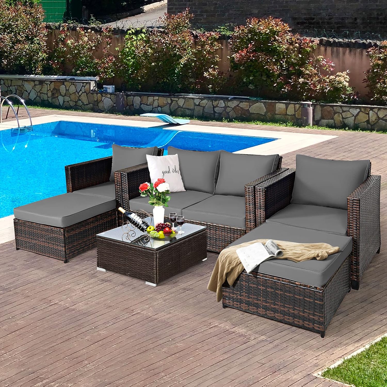 Transform Your Outdoor Space: Tangkula 5-Piece Patio Furniture Set Review