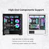 RAIJINTEK PONOS Ultra MS4 E-ATX Mid Tower PC Case, Opening Tempered Glass Side Panel, Pre-Installation 4 ARGB Fan, Mesh Front Panel, Black (0R20B00226)