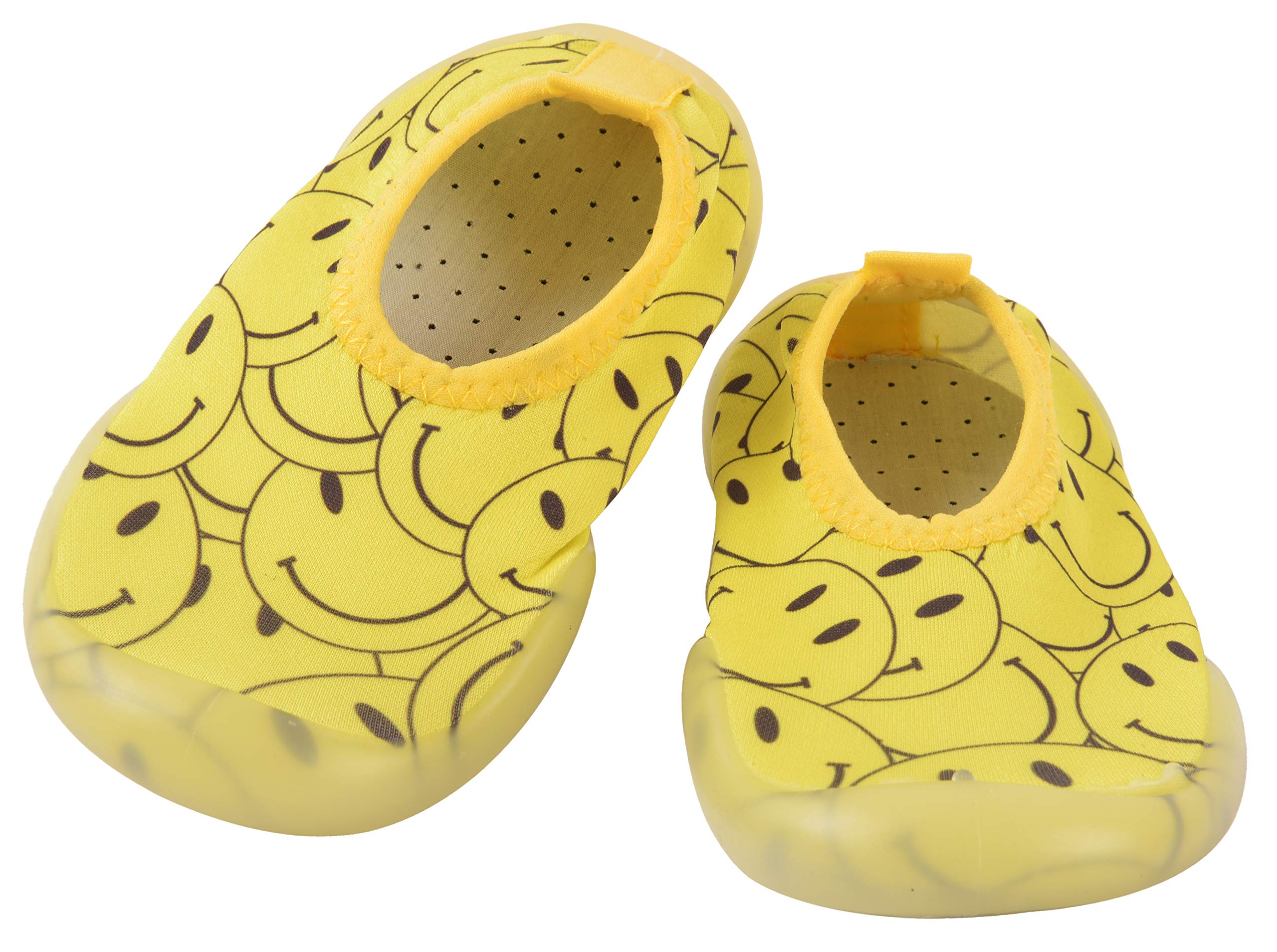 yellow bee Smiley Comfy Sock Shoes for Girls, Yellow-picture-55
