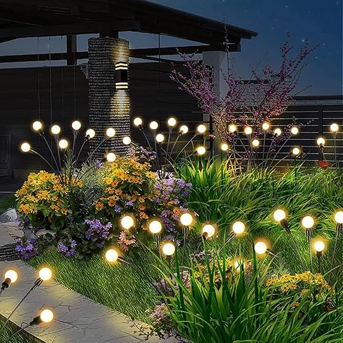 Miniatura 7 de Luces solares para exteriores, luces de luciérnaga de jardín, luces solares de jardín, decoración de hadas impermeables, luces solares para