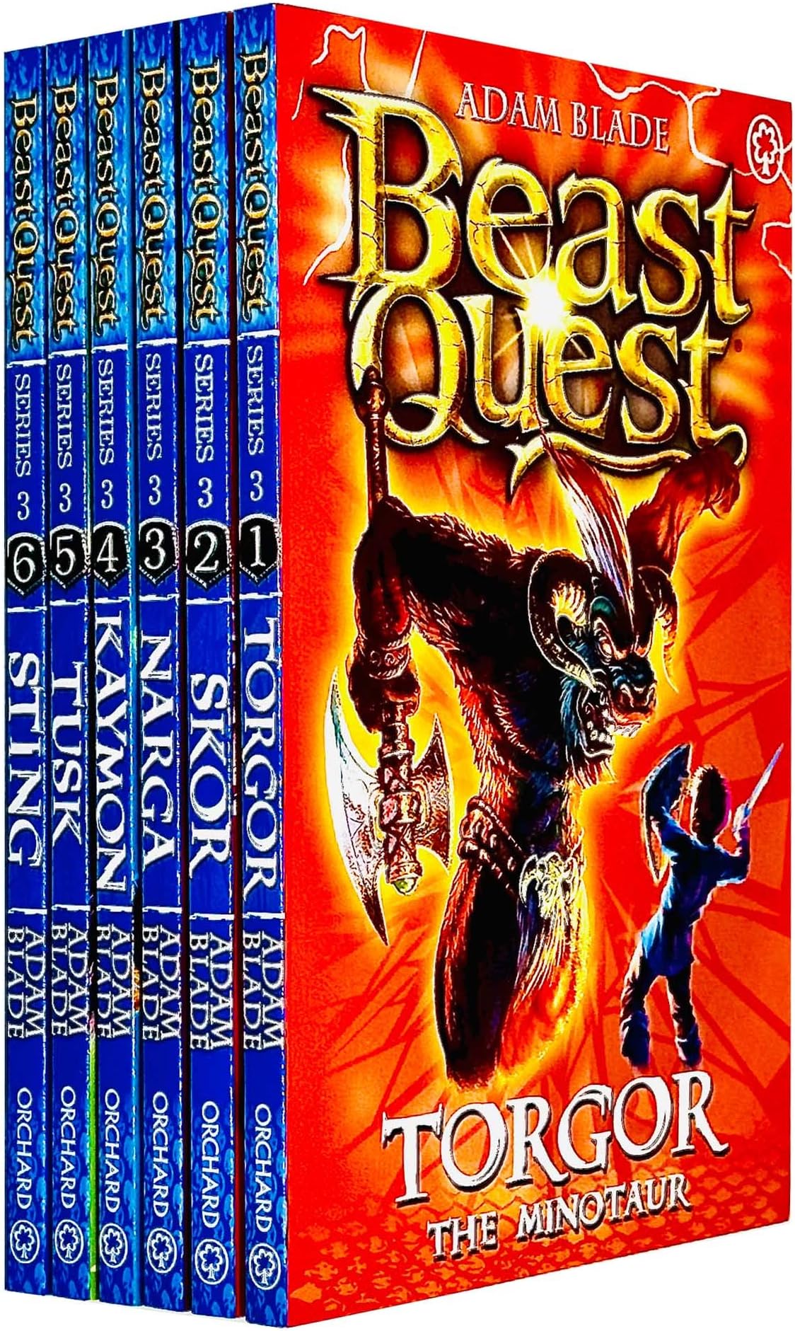 Beast Quest Box Set Series 3 The Dark Realm 6 Books Collection Set (Books 13-18)