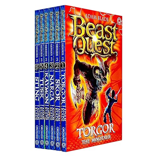 Beast Quest Box Set Series 3 The Dark Realm 6 Books Collection Set (Books 13-18)