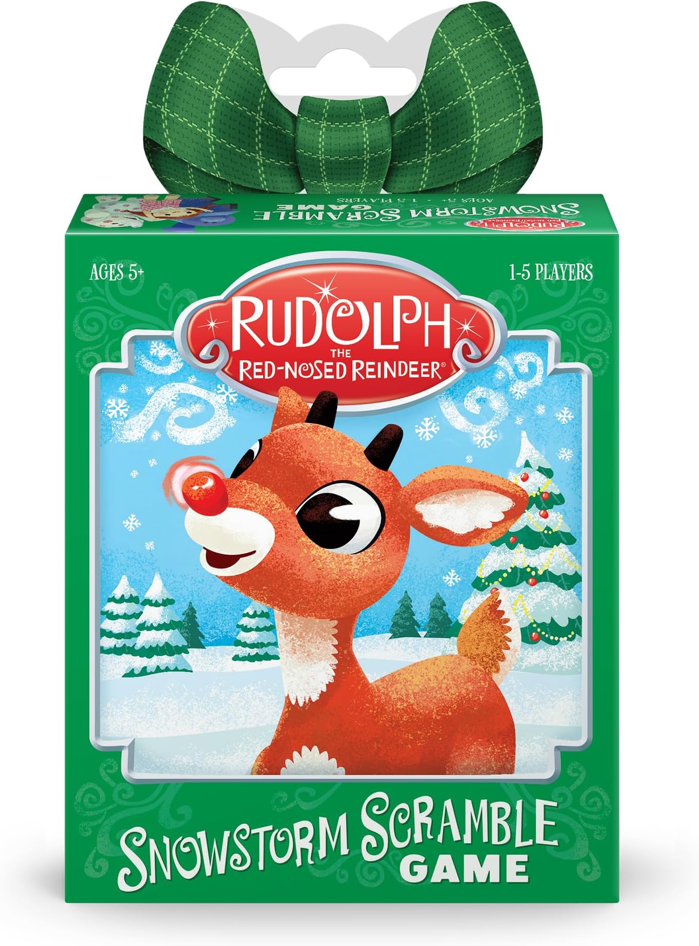 Funko Rudolph The Red-Nosed Reindeer Snowstorm Scramble Game for 1-5 Players Ages 5 and Up