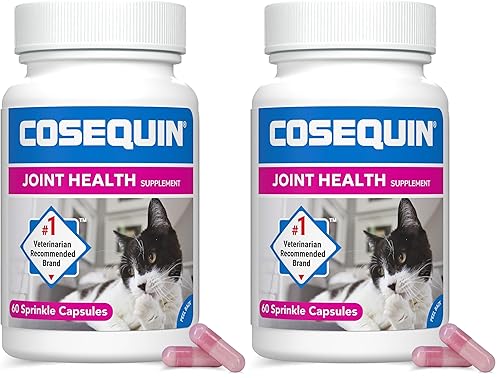 Nutramax Cosequin for Cats Joint Health Supplement,Contains Glucosamine for Cats,Plus