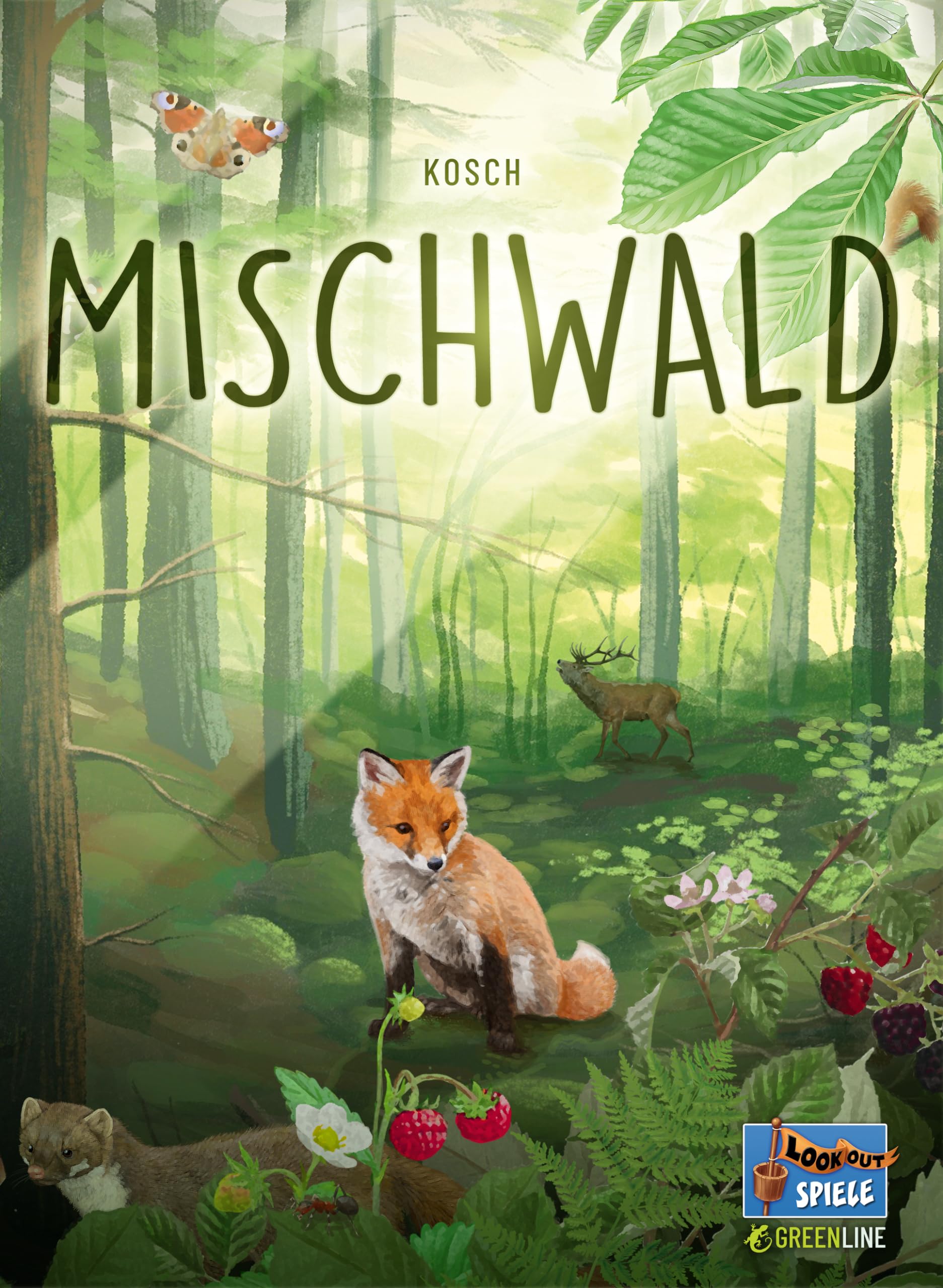 Lookout, Mischwald, Familienspiel, Kartenspiel, 2-5 Spieler, Ab 10+ Jahren, 60 Minuten, Deutsch