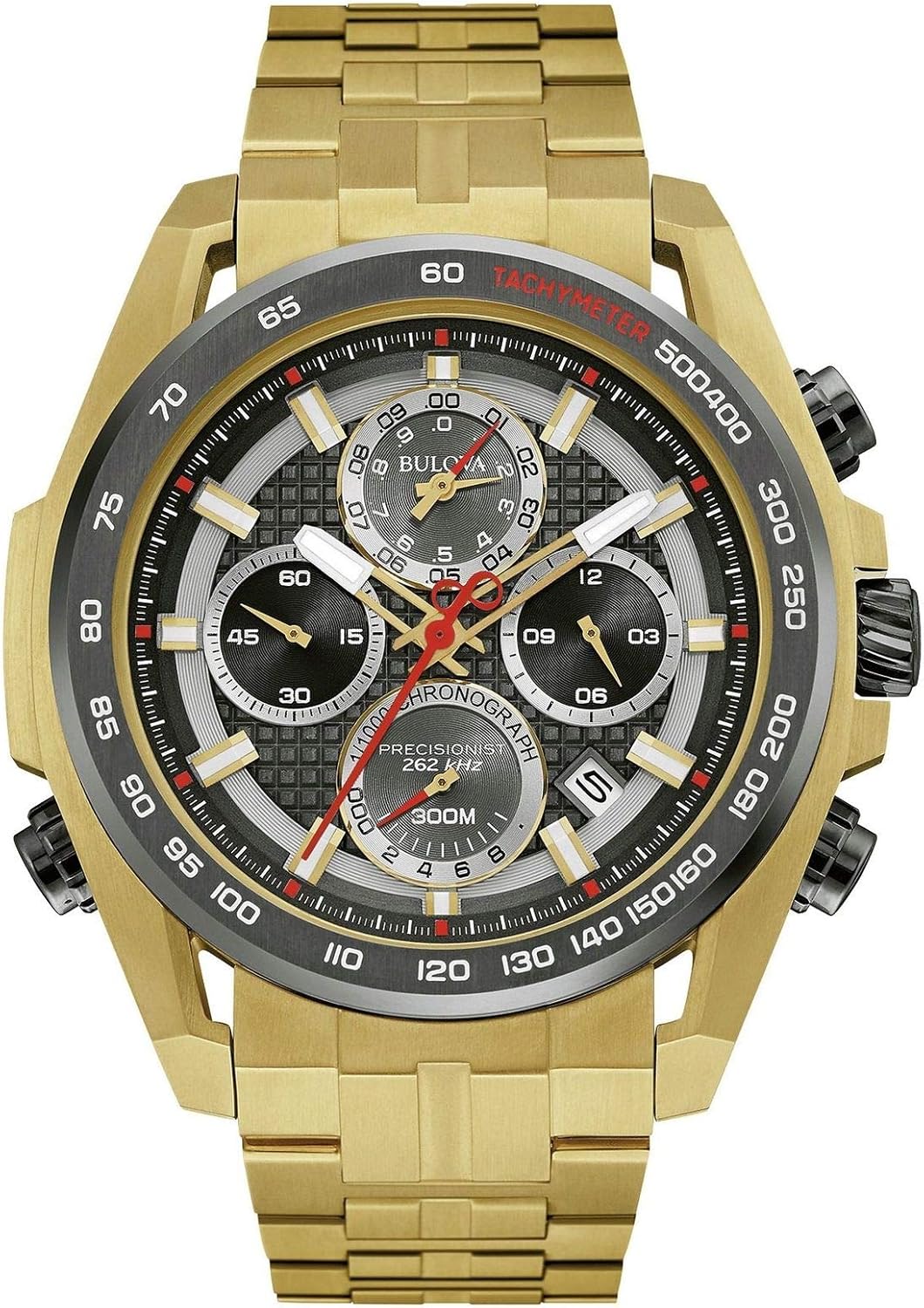 Bulova Men's Chronograph Quartz Watch with Stainless Steel Strap 98B270