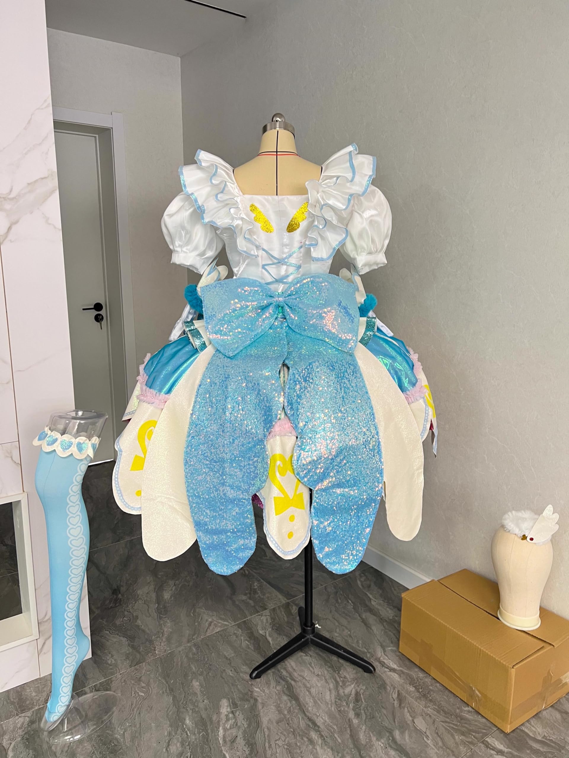 Amazon.co.jp: プリパラ 白玉みかん コスプレ衣装+ウィッグ+ 靴 : ホビー