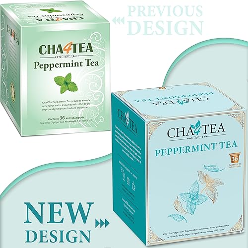 Miniatura 2 de Cha4TEA 36 cápsulas de té de hierbas de menta, compatibles con cafeteras Keurig