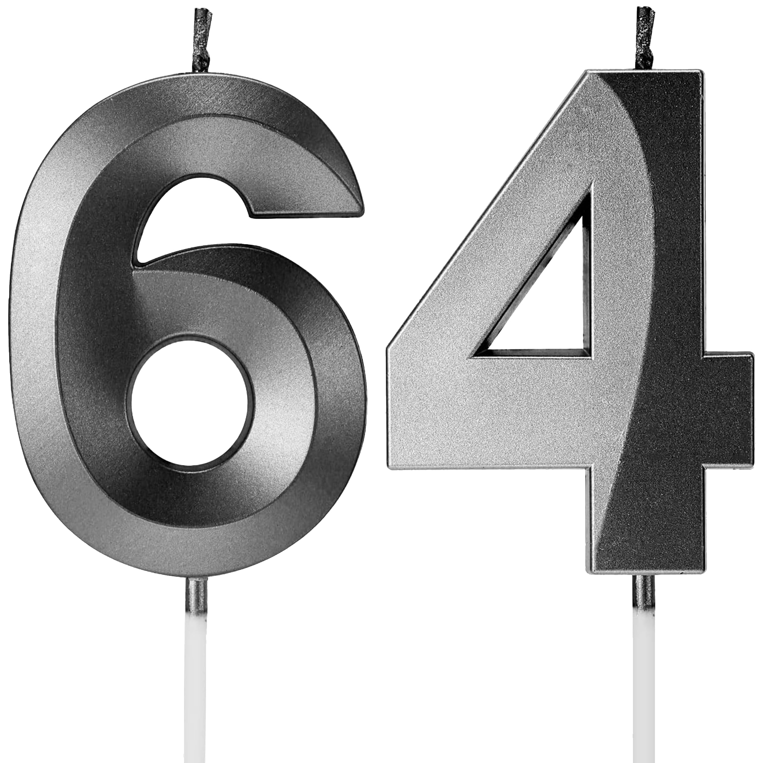 Birthday Candles Number Candles Age Year for Cakes Happy Birthday 3D Designed Wedding Anniversary Party Cake Topper Decorations
