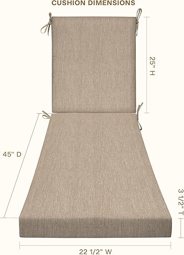 Miniatura 4 de Honeycomb Cojín para diván de color abedul liso texturizado para exteriores Relleno sintético reciclado, resistente a la intemperie, reversible,