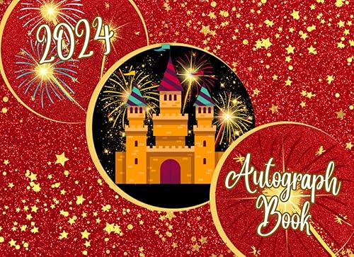 Autograph Book 2024: A Magical Photo and Signature Keepsake for Kids' Theme Park Adventures, Family Memories, and Character Meetups.
