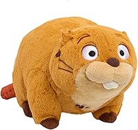 Disney Pixar Hoppers Mabel Beaver 9-Inch Plush Toy - Soft Velvety Stuffed Animal for Kids, Movie Fans & Imaginative Play