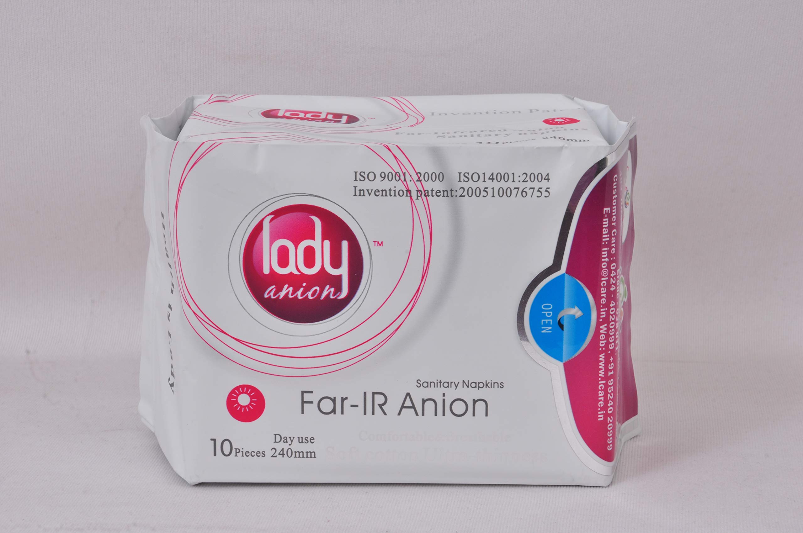 Lady Anion Sanitary Napkins - Day use (240mm) - 10 Pieces/Pack - Pack of 01 (B08W9NKVB2) Amazon Price History, Amazon Price Tracker