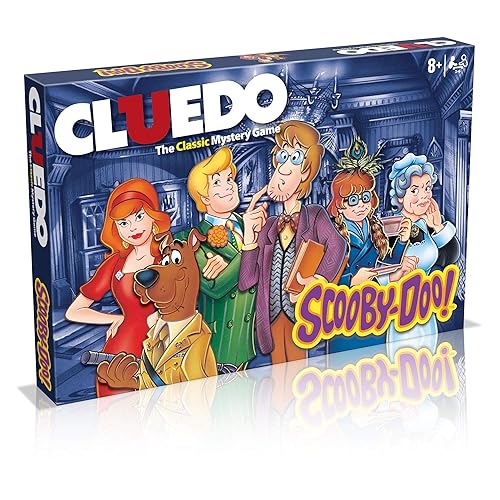 Winning Moves Scooby Doo Cluedo The Classic Mystery Board Game, Join the gang and the Mystery Machine to solve another case, 2–6 players makes a great gift for ages 8 plus, Blue