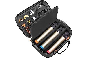 Stunning 3-Slot Microphone Carrying Case: Ultimate Mic Protection
