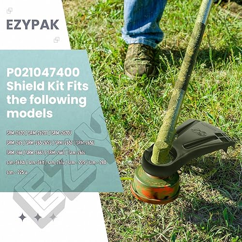 Miniatura 7 de Kit de protector deflector de protección de cuerda para Echo P021047400 P021053450 P021001260 P021015661 P021001392 P021001393, C550000032,