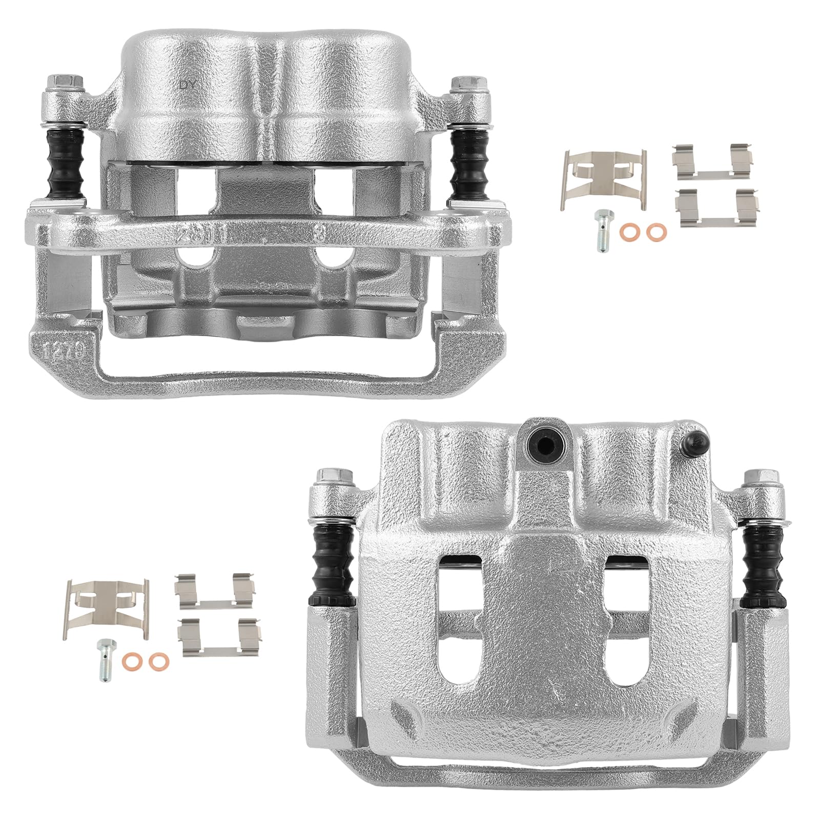 SCITOO 2PCS 18B4607 18B4606 Front Driver &amp; Passenger Side Brake Calipers | Fit For Ford,For Mazda,For Mercury Models - For B2300 1995-1996 2001-2002,For B2500 1998-2001 With Bracket