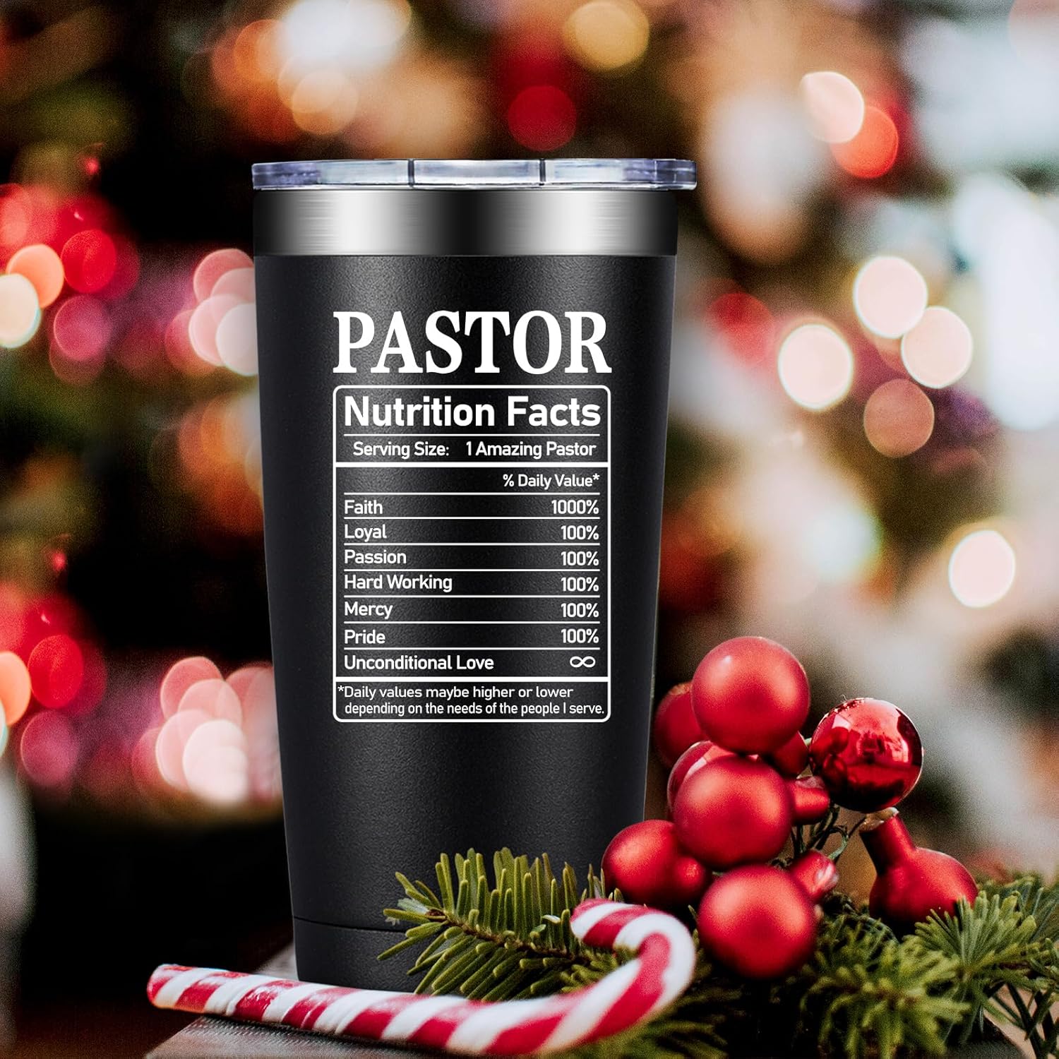 Pastor Gifts for Men - Pastor Christmas Appreciation Gifts - Thank You, Religious, Christian Gift for Pastors - 20oz Tumbler - Image 9