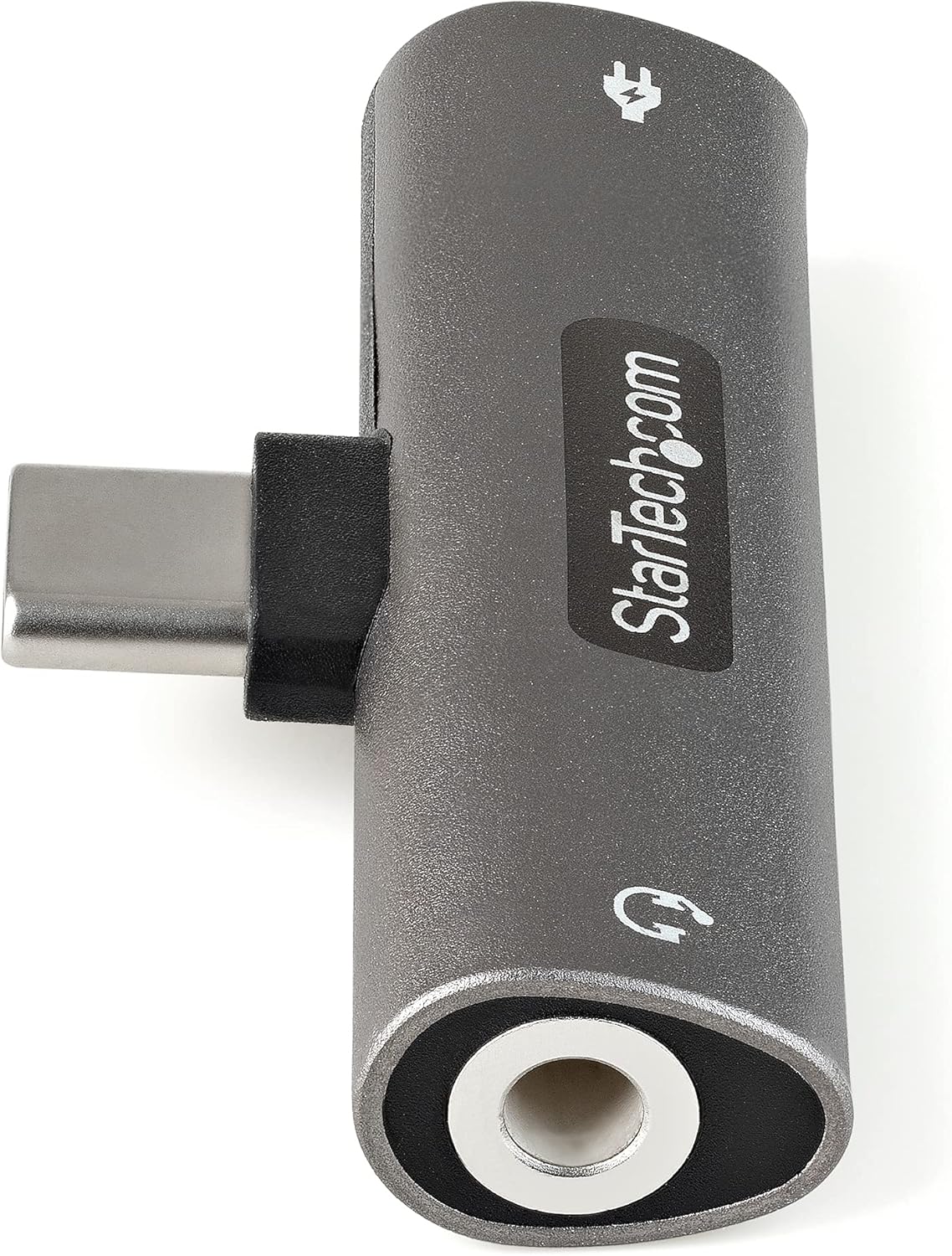 StarTech.com USB C Audio & Charge Adapter - USB-C Audio Adapter w/ 3.5mm TRRS Headphone/Headset Jack and 60W USB Type-C Power Delivery Pass-through Charger - For USB-C Phone/Tablet/Laptop (CDP235APDM)