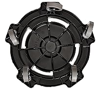 Vista 4 de Yaxa Basics Heavy-Duty Rolling Dolly to Fit 32, 44 & 55 Gallon Round Containers, for Offices, Restaurants, Commercial Environments, Twist On/Off