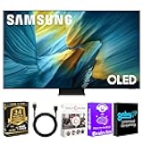 QN55S95FAFXZA OLED S95F 55-Inch QD-OLED 4K Smart TV with Quantum Dot HDR Pro, Glare-Free Screen, 165Hz Refresh Rate, Dolby Atmos, Alexa Built-in + UAX HDMI Cable + CPS 2-Year Protection Plan