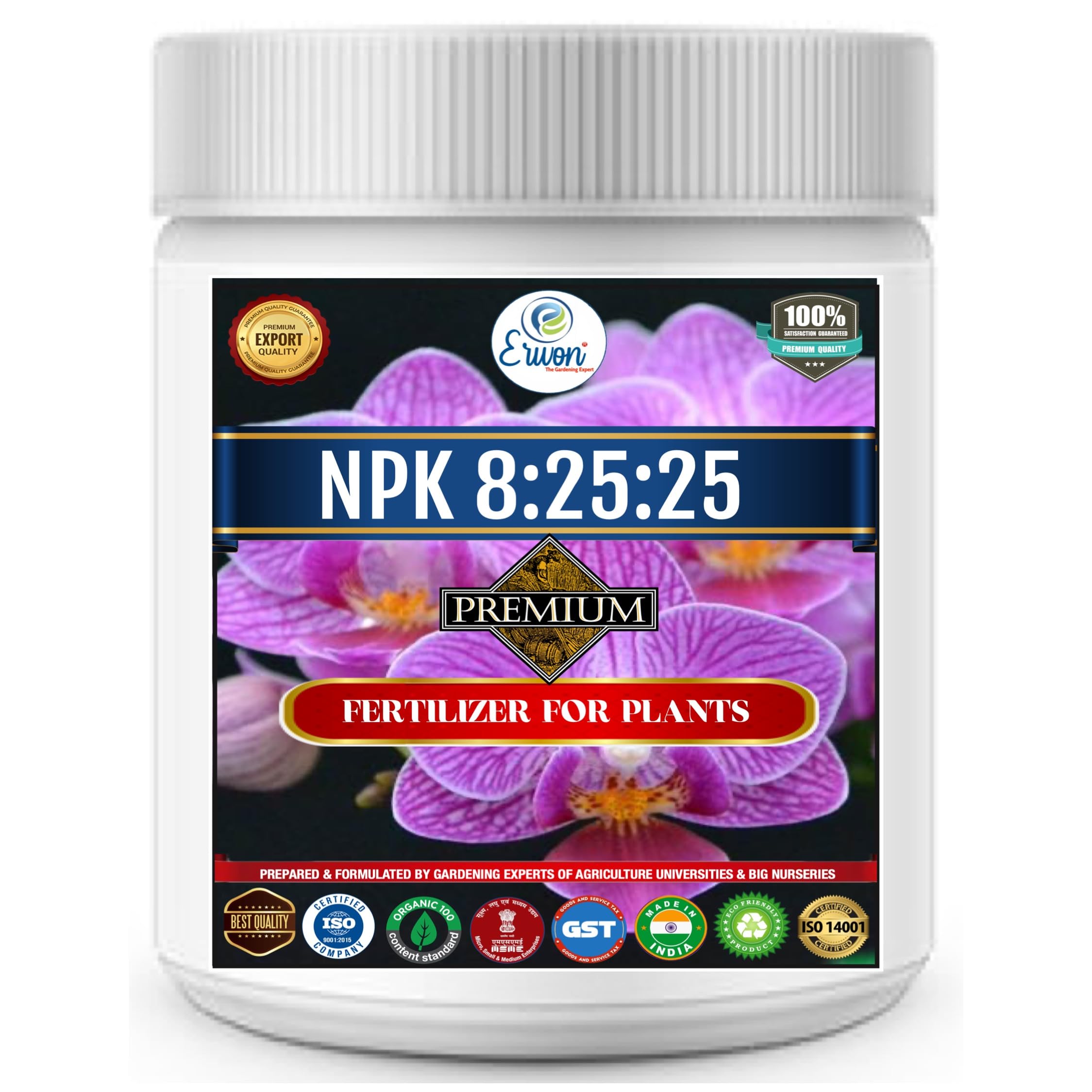 Erwon® NPK 8:25:25, Premium Fertilizer, 100% pure Powerful Fertilizer for Overall Growth of Plants (900 gm) (B09HPL3LNQ) Amazon Price History, Amazon Price Tracker