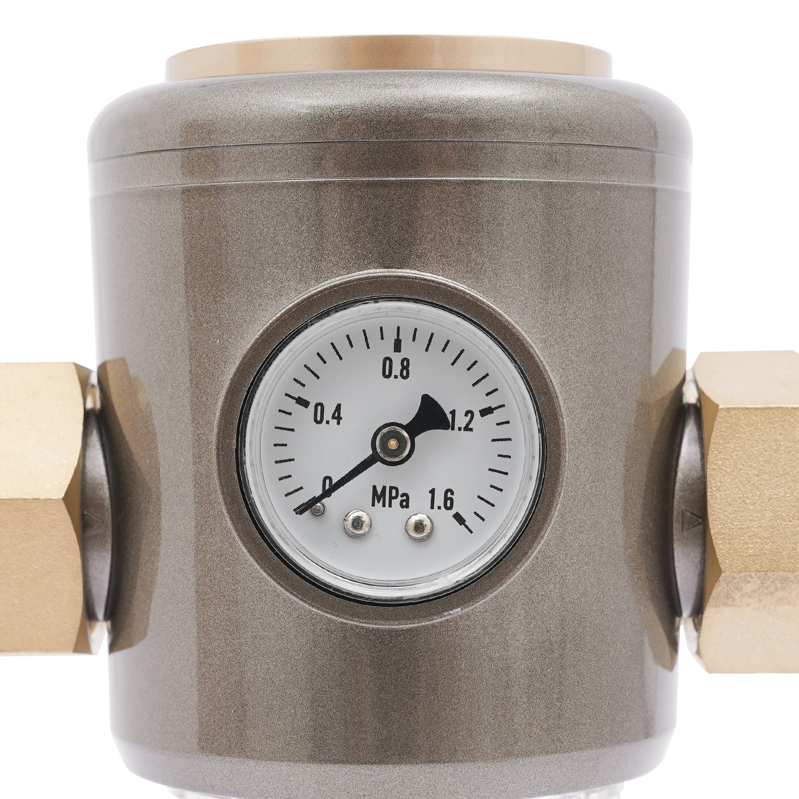 Filtro de filtrado de 40 micras de finura de retrolavado, enjuague automático, óxido y filtro de sedimentos, 7 toneladas de alto caudal para plantas de agua domésticas, gris