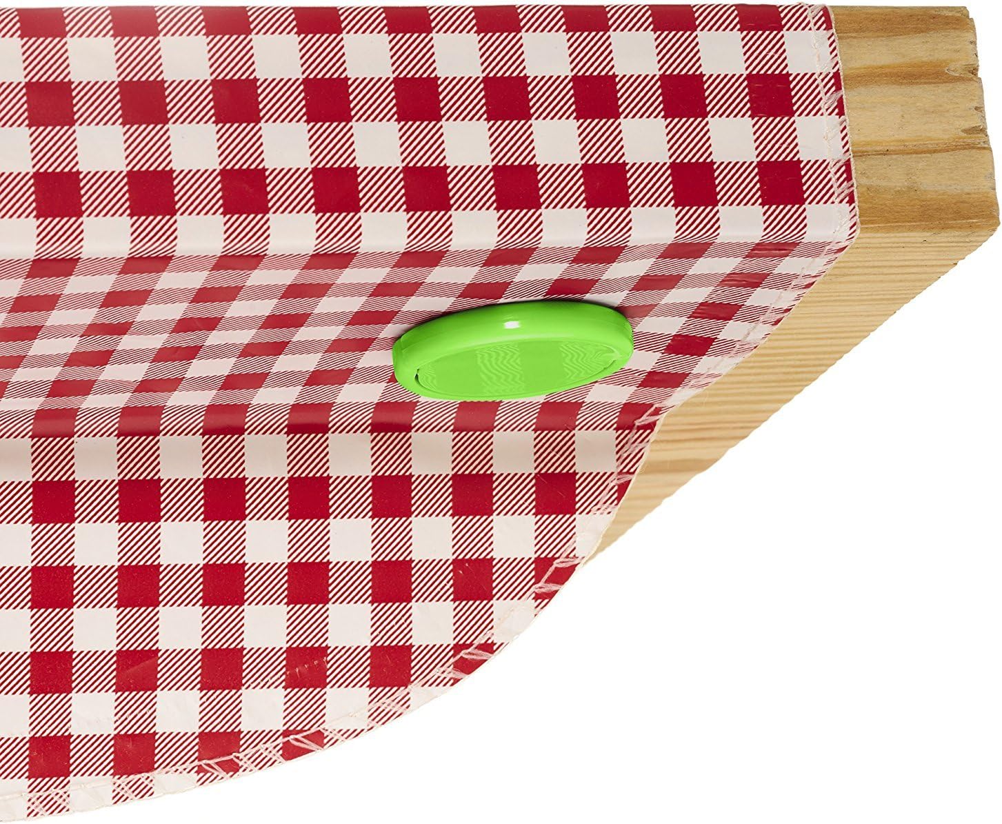 STAUBER Best Tablecloth Holder Clips - Magnetic Clamps! (4 Pack, Lime)