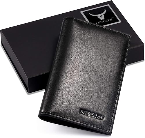 Miniatura 7 de Delgado soporte de tarjeta de crédito para hombres y mujeres 8cc piel de becerro italiana