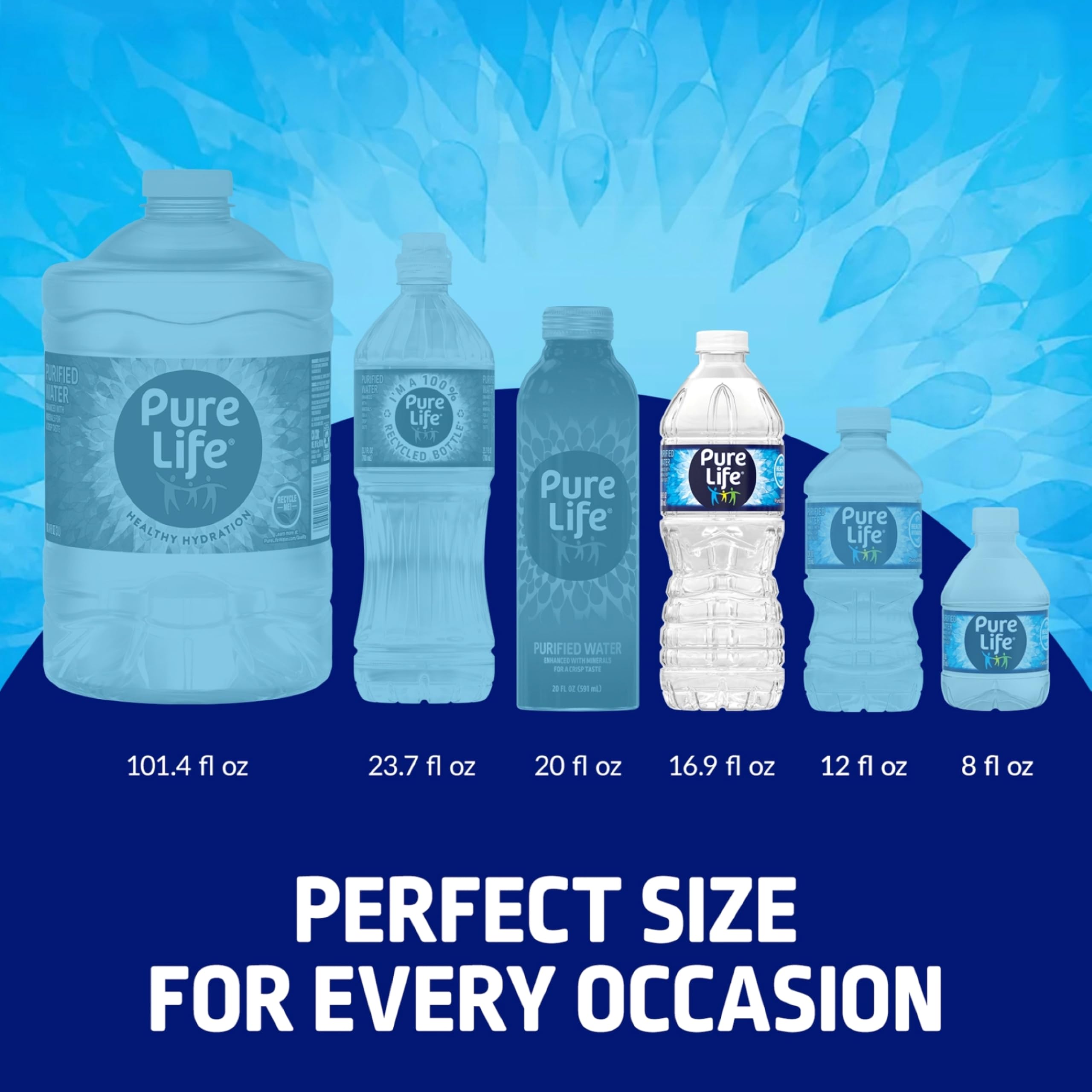 Amazon.com: Pure Life Purified Bottled Water - 15 Pack, 16.9 Fl Oz