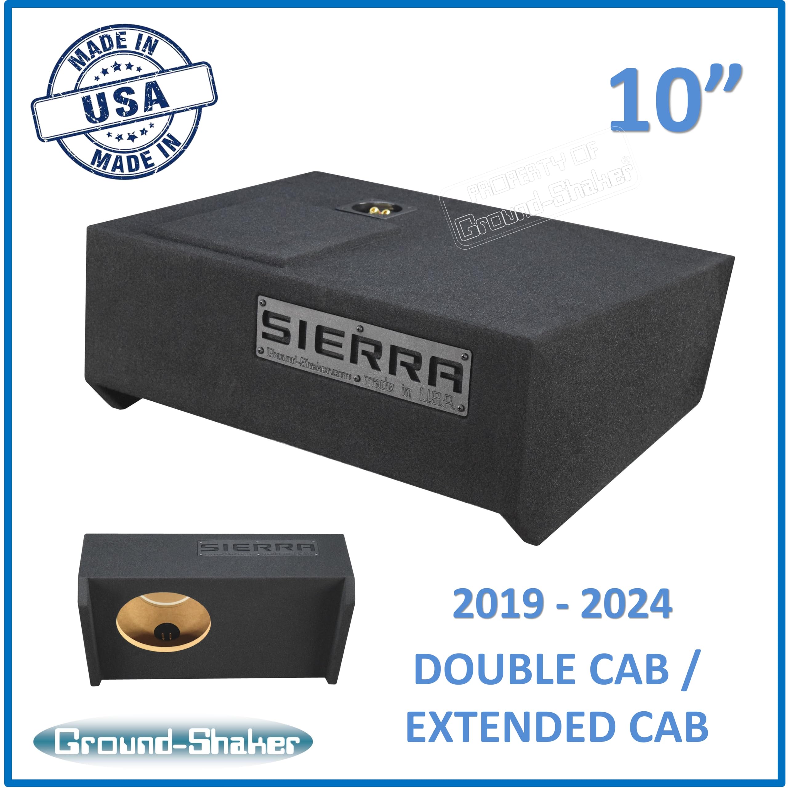 2019-2024 Sierra Extended Cab Truck Sub Box 10