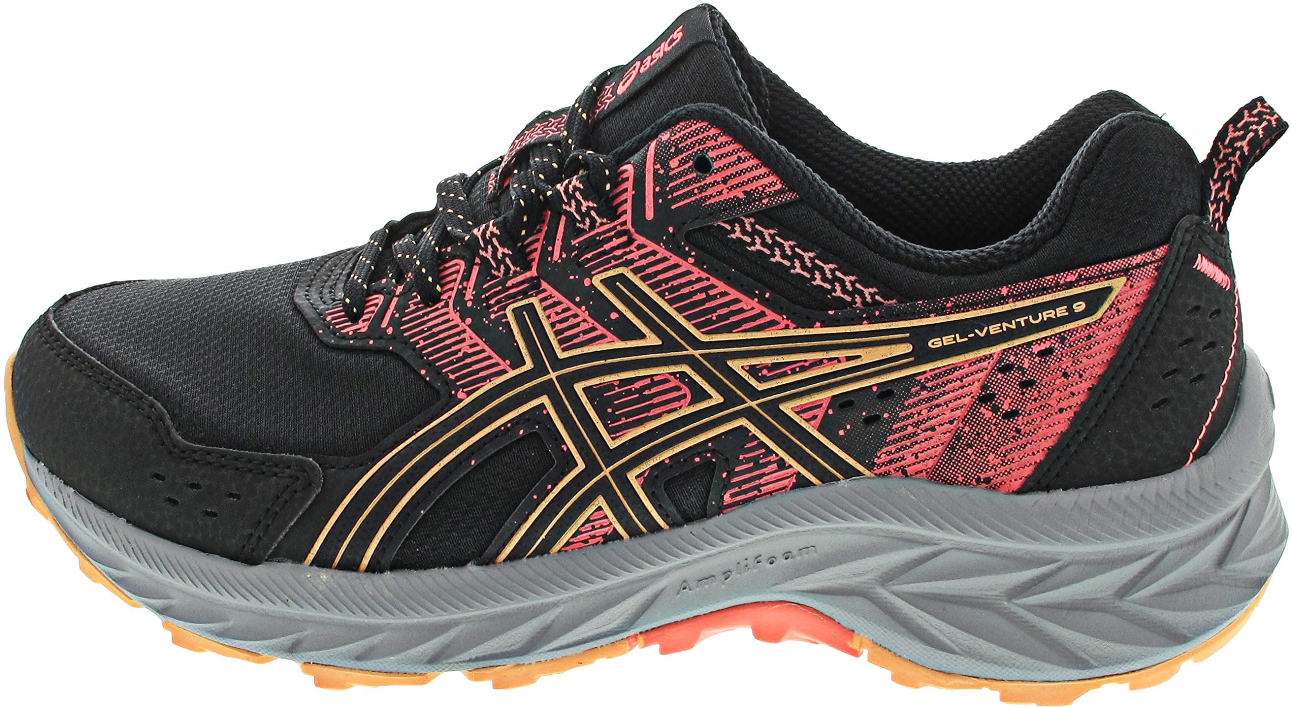 ASICS Gel-Venture 9, Running Shoe Mujer, Black/Summer Dune, 38 EU