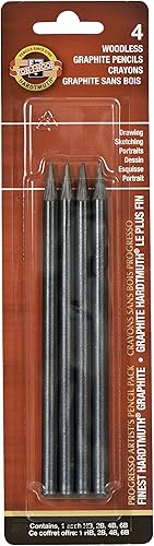 Koh-I-Noor Polycolor set de 4 lápices para colorear Negro Koh-I-Noor Polycolor set de 4 lápices para colorear Negro