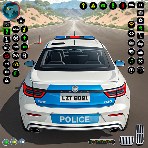 Großartiger Polizeiauto-Verfolgungssimulator, Open-World-Multiplayer-Spiele