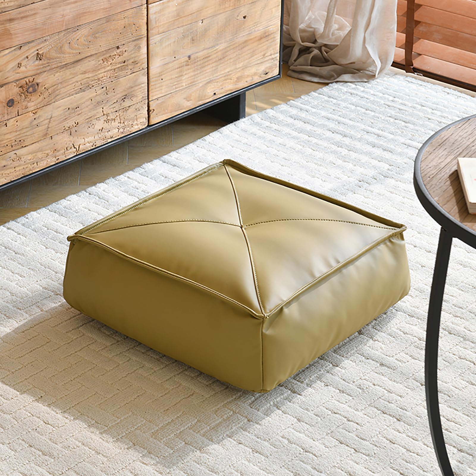 Coussin de sol contre le mal de dos en méditation avec billes EEP de soutien