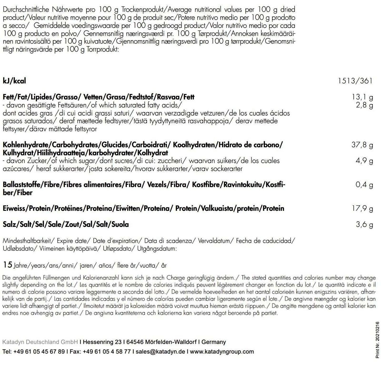 TREK'N EAT Chili con Carne au bœuf et aux haricots rouges - Gamme d'urgence | Conservation 15 ans | Fournitures d'urgence, Préparation aux crises, Alimentation de survie et de plein air