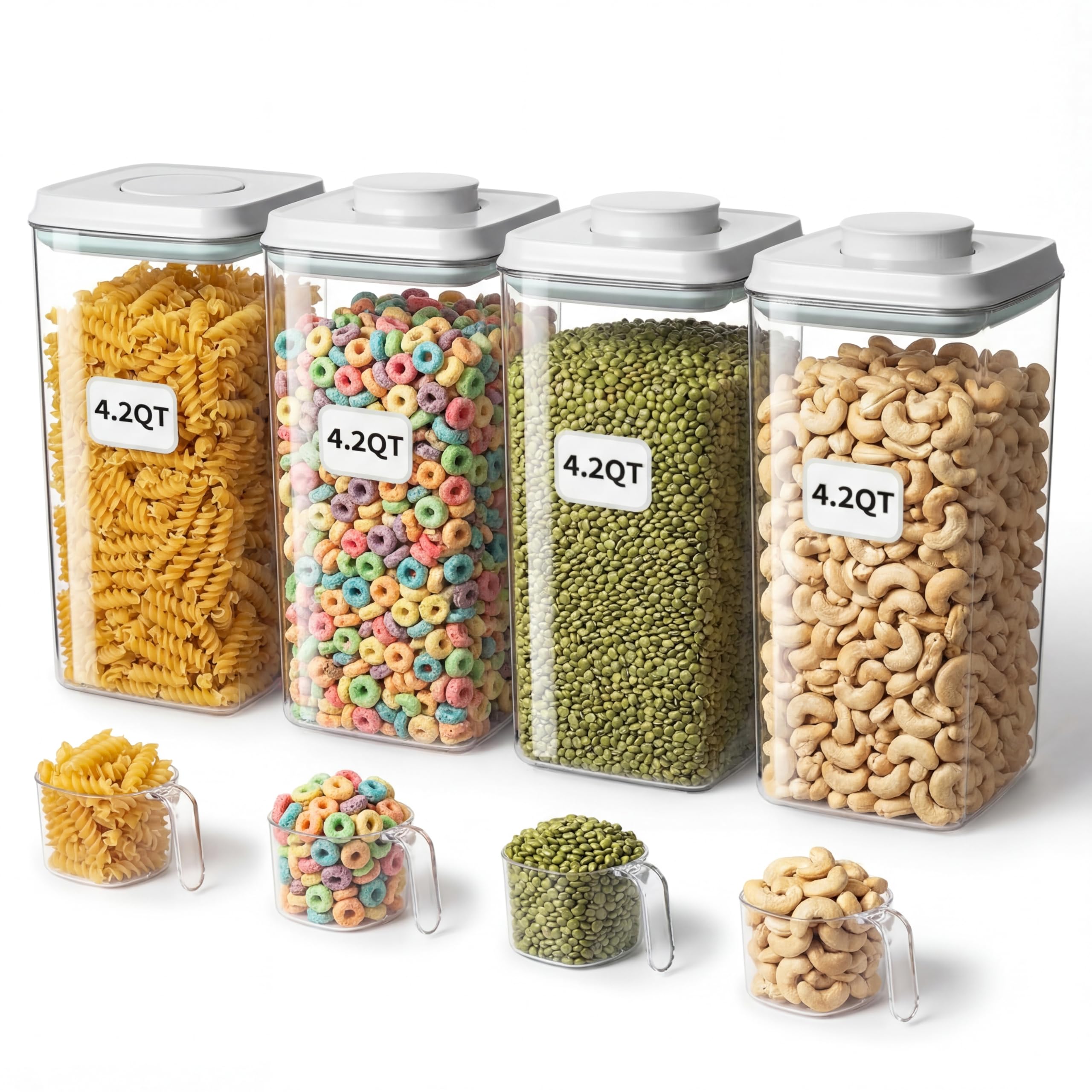 Photo 1 of Hontent 4.2Qt Airtight Food Containers (4 pcs)