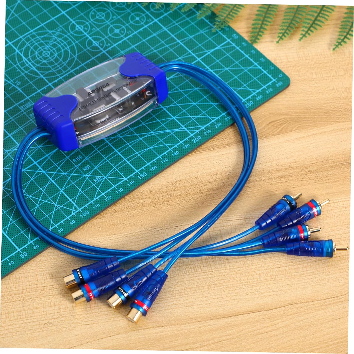 Car Audio Noise Filter Ground Loop Isolator 4 Channel Noise Elimination 50w