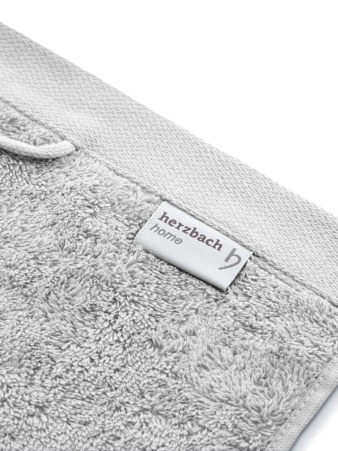 herzbach home Lot de 3 serviettes de toilette 30 x 30 cm – Mini serviettes de toilette de qualité supérieure douces et absorbantes – 100 % coton naturel (corail