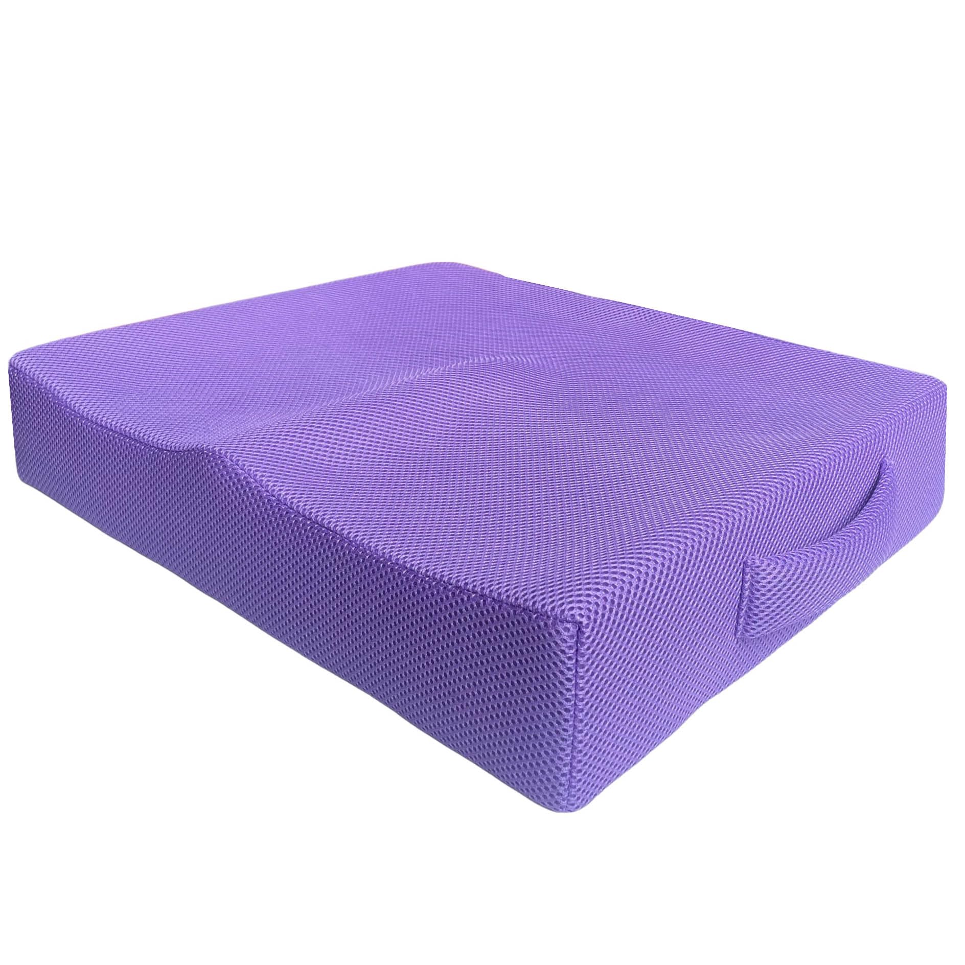 Kölbs Extra Large Recliner Seat Cushion - 5" Thick Memory Foam With 2 Tone Velvet Cover, 20x20 Inches - View #4